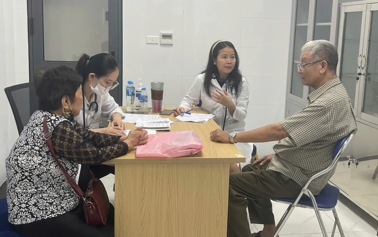 Phường Tây Hồ: khám sức khoẻ cho đối tượng chính sách trên địa bàn- Ảnh 2.