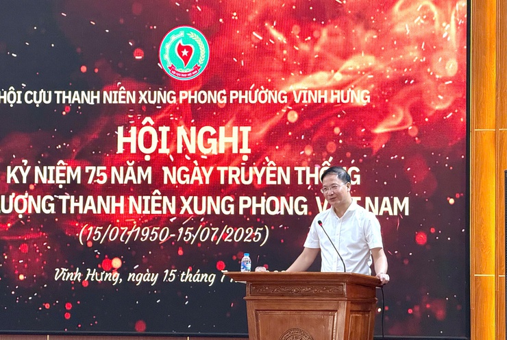 Phường Vĩnh Hưng tổ chức kỷ niệm 75 năm Ngày truyền thống Thanh niên xung phong Việt Nam (15/7/1950-15/7/2025)- Ảnh 3.