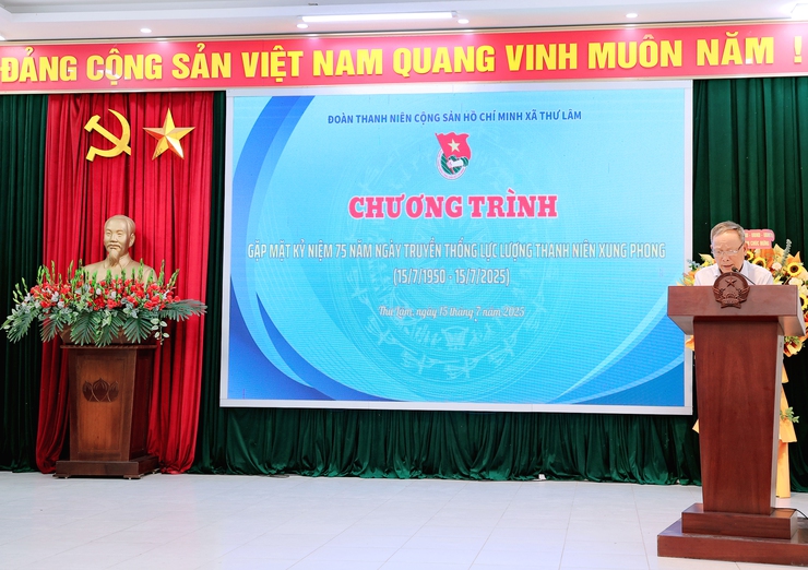 BCH Đoàn xã Thư Lâm trang trọng tổ chức Chương trình gặp mặt kỷ niệm 75 năm ngày truyền thống lực lượng TNXP Việt Nam.- Ảnh 3.