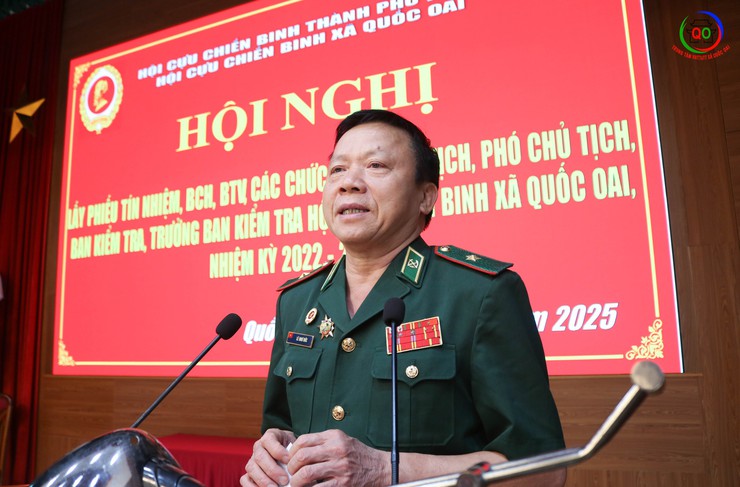 Hội Cựu chiến binh xã Quốc Oai lấy phiếu tín nhiệm nhân sự tham gia Ban Chấp hành Hội- Ảnh 11.