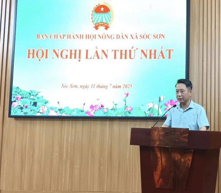 HỘI NÔNG DÂN XÃ SÓC SƠN - HỘI NGHỊ BAN CHẤP HÀNH LẦN THỨ NHẤT- Ảnh 1.