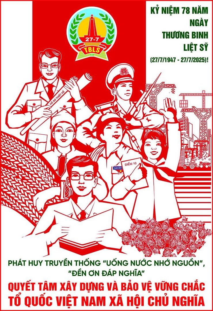 Xã Thanh Oai: Nhiều hoạt động thiết thực kỉ niệm 78 năm ngày Thương binh – Liệt sĩ (27/7/1947-27/7/2025)- Ảnh 1.