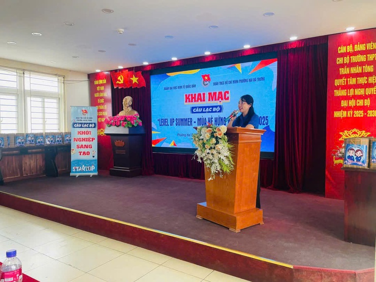 Sôi nổi các câu lạc bộ Hè cho thanh thiếu nhi phường Hai Bà Trưng.- Ảnh 1.