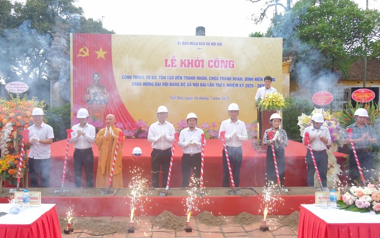 XÃ NỘI BÀI KHỞI CÔNG 3 CÔNG TRÌNH CHÀO MỪNG ĐẠI HỘI ĐẢNG BỘ XÃ LẦN THỨ I- Ảnh 2.
