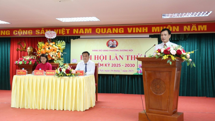 Đảng bộ UBND phường Dương Nội tổ chức thành công Đại hội lần thứ Nhất, nhiệm kỳ 2025-2030 - Ảnh 1.