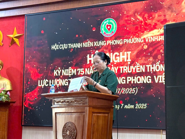 Phường Vĩnh Hưng tổ chức kỷ niệm 75 năm Ngày truyền thống Thanh niên xung phong Việt Nam (15/7/1950-15/7/2025)- Ảnh 4.