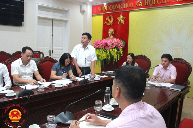 Xã Thạch Thất tổ chức hội nghị làm việc về công tác tín dụng, chính sách xã hội trên địa bàn xã- Ảnh 6.