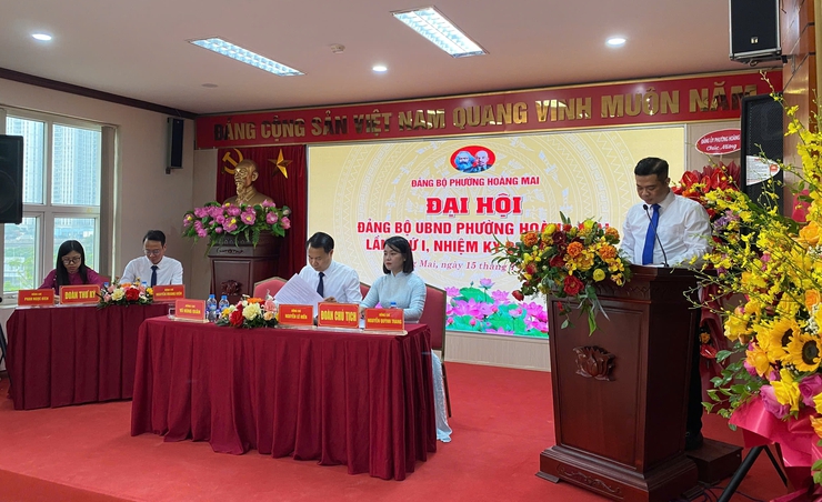ĐẢNG BỘ UBND PHƯỜNG HOÀNG MAI LẦN THỨ I, NHIỆM KỲ 2025 - 2030 THÀNH CÔNG TỐT ĐẸP- Ảnh 1.