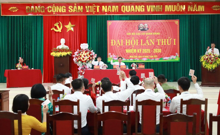 Xây dựng Chi bộ các cơ quan Đảng xứng đáng là chi bộ mẫu của Đảng bộ xã Minh Châu- Ảnh 10.
