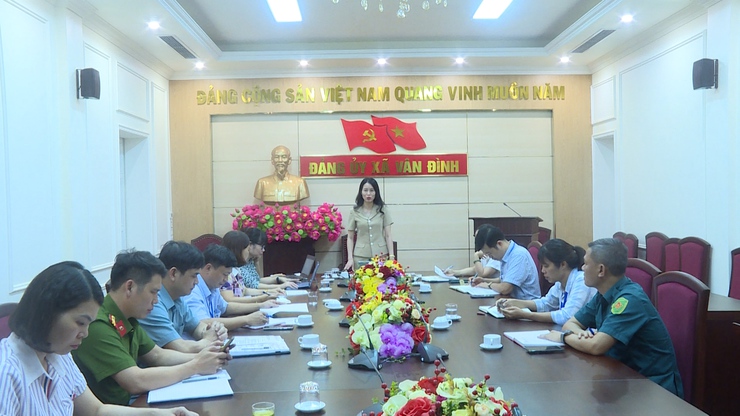 ĐẢNG ỦY XÃ LÀM VIỆC VỚI TIỂU BAN PHỤC VỤ ĐẠI HỘI- Ảnh 1.