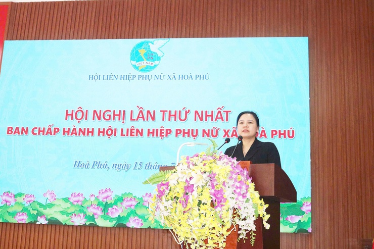 Hội LHPN xã Hòa Phú: Tổ chức Hội nghị lần thứ Nhất BCH Hội LHPN xã

- Ảnh 7.
