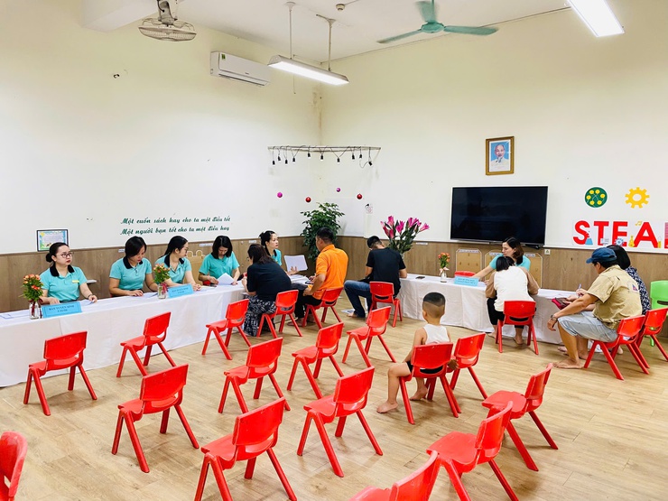 CÔNG TÁC TUYỂN SINH TẠI TRƯỜNG MẦM NON VĨNH HƯNG NĂM HỌC 2025 - 2026- Ảnh 3.