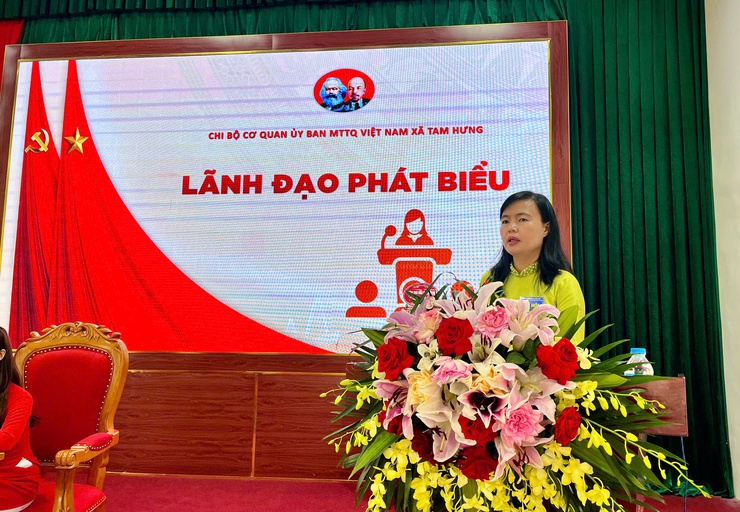 Đoàn kết – Trí tuệ – Hành động: Chi bộ Cơ quan MTTQ xã Tam Hưng tiên phong trong nhiệm vụ xây dựng Đảng và phát huy sức mạnh đại đoàn kết- Ảnh 2.