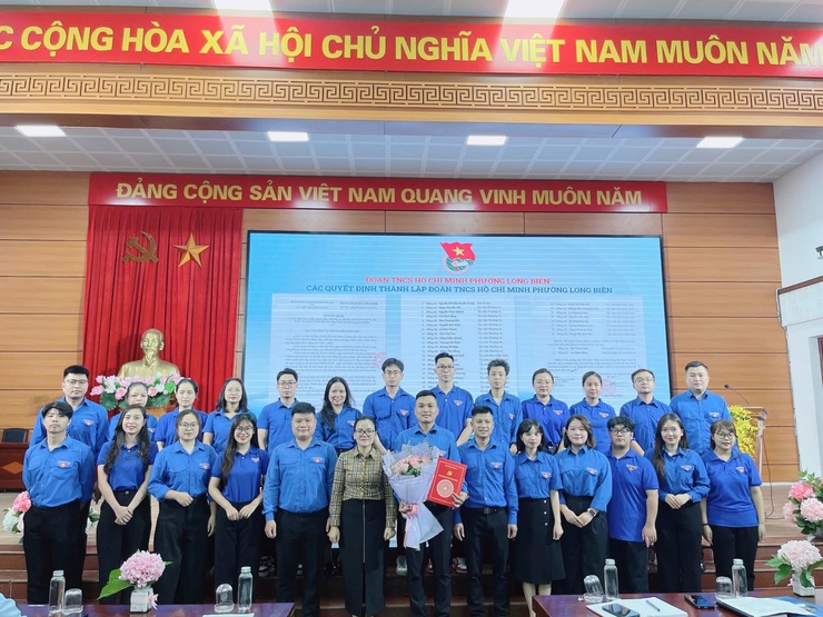 Công bố Quyết định thành lập Đoàn TNCS Hồ Chí Minh phường Long Biên - Ảnh 5.