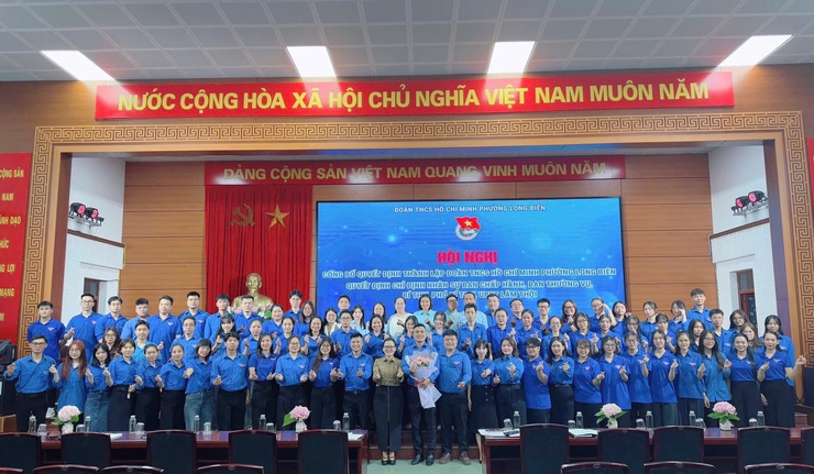 Công bố Quyết định thành lập Đoàn TNCS Hồ Chí Minh phường Long Biên - Ảnh 4.