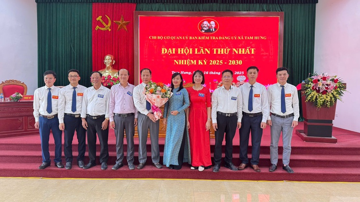 Đại hội Chi bộ Cơ quan UBKT Đảng ủy xã Tam Hưng lần thứ I: Đoàn kết – Kỷ cương – Trí tuệ – Đột phá – Phát triển- Ảnh 6.