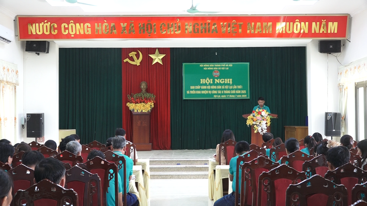 Hội nghị Ban chấp hành Hội Nông dân xã Vật Lại lần thứ nhất- Ảnh 1.