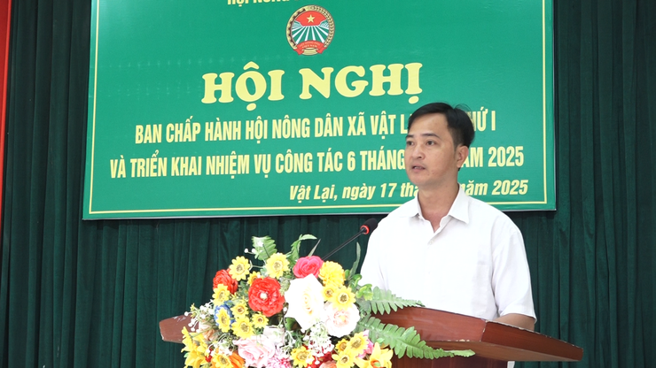 Hội nghị Ban chấp hành Hội Nông dân xã Vật Lại lần thứ nhất- Ảnh 2.