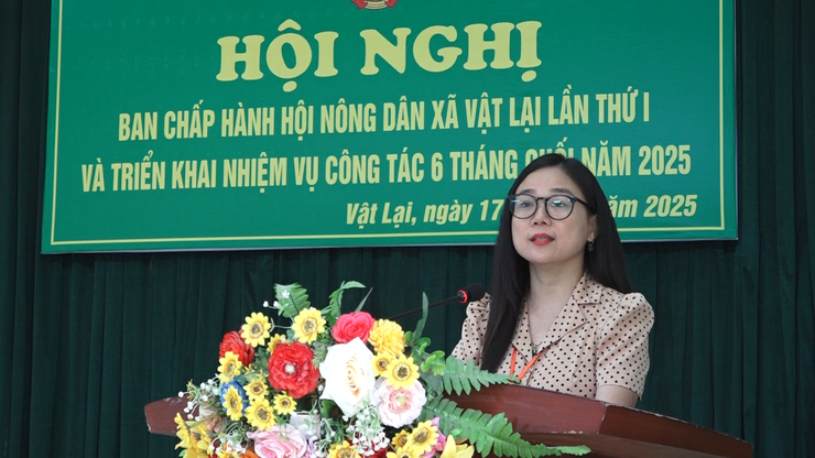 Hội nghị Ban chấp hành Hội Nông dân xã Vật Lại lần thứ nhất- Ảnh 3.