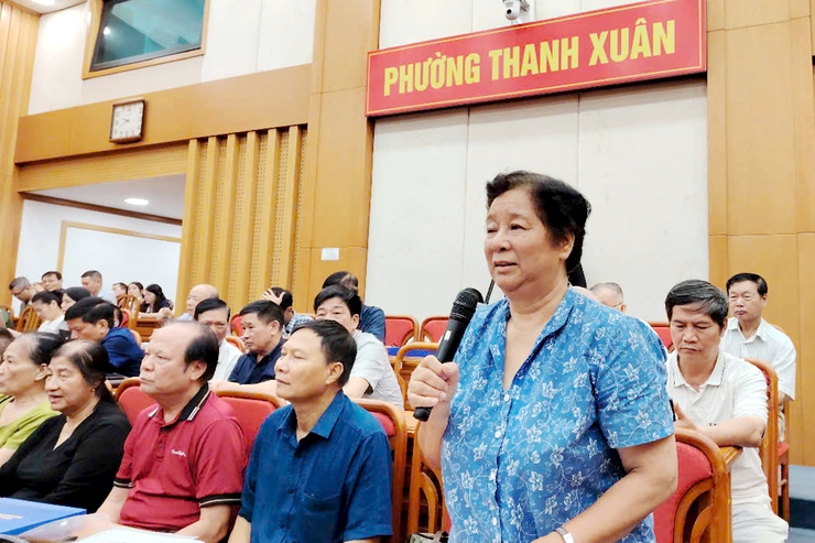 Phường Thanh Xuân gặp gỡ Tổ trưởng dân phố: Tăng cường cầu nối giữa chính quyền và Nhân dân- Ảnh 3.