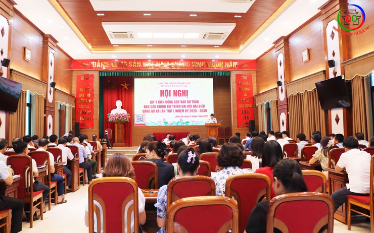 Đảng ủy xã Quốc Oai tổ chức Hội nghị lấy ý kiến góp ý của các đồng chí cán bộ lãnh đạo chủ chốt đối với Dự thảo Báo cáo chính trị trình Đại hội Đảng bộ xã lần thứ I, nhiệm kỳ 2025-2030

- Ảnh 1.