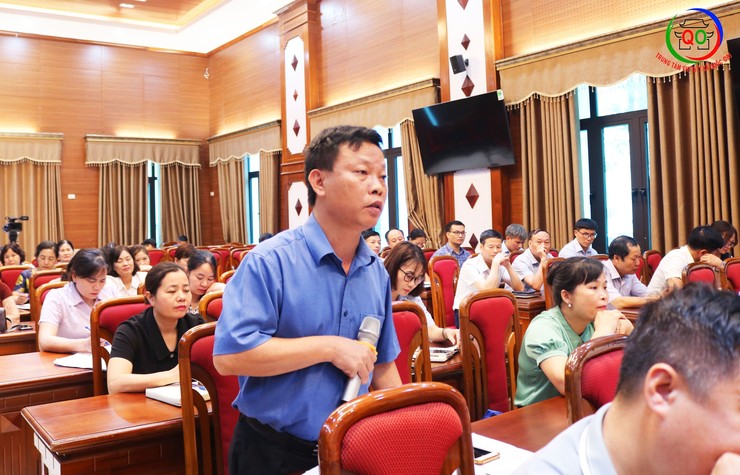 Đảng ủy xã Quốc Oai tổ chức Hội nghị lấy ý kiến góp ý của các đồng chí cán bộ lãnh đạo chủ chốt đối với Dự thảo Báo cáo chính trị trình Đại hội Đảng bộ xã lần thứ I, nhiệm kỳ 2025-2030

- Ảnh 10.