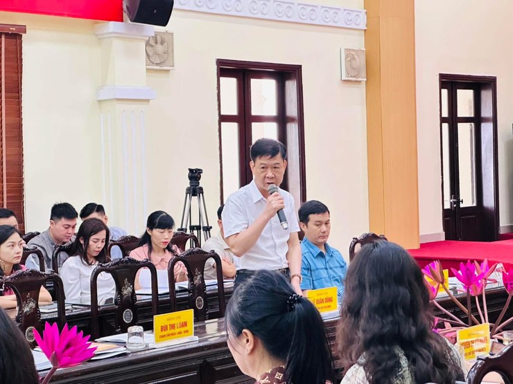THƯỜNG TRỰC ĐẢNG ỦY XÃ SÓC SƠN TỔ CHỨC HỘI NGHỊ LÀM VIỆC VỚI BAN XÂY DỰNG ĐẢNG, ỦY BAN KIỂM TRA, VĂN PHÒNG ĐẢNG ỦY, TRUNG TÂM CHÍNH TRỊ KHU VỰC SÓC SƠN VÀ ỦY BAN MTTQ VIỆT NAM XÃ- Ảnh 6.
