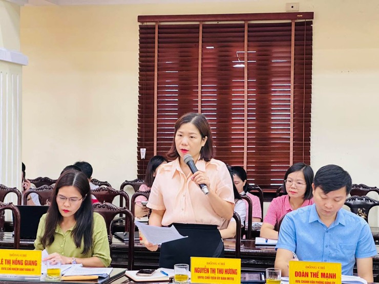 THƯỜNG TRỰC ĐẢNG ỦY XÃ SÓC SƠN TỔ CHỨC HỘI NGHỊ LÀM VIỆC VỚI BAN XÂY DỰNG ĐẢNG, ỦY BAN KIỂM TRA, VĂN PHÒNG ĐẢNG ỦY, TRUNG TÂM CHÍNH TRỊ KHU VỰC SÓC SƠN VÀ ỦY BAN MTTQ VIỆT NAM XÃ- Ảnh 2.