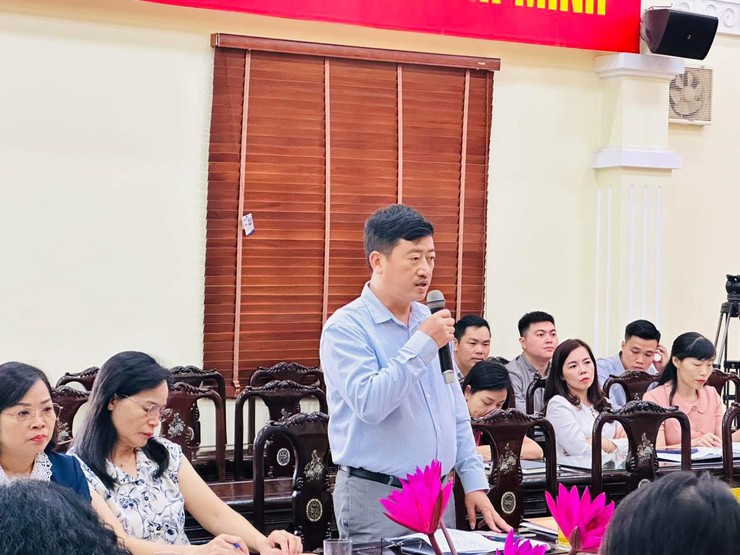 THƯỜNG TRỰC ĐẢNG ỦY XÃ SÓC SƠN TỔ CHỨC HỘI NGHỊ LÀM VIỆC VỚI BAN XÂY DỰNG ĐẢNG, ỦY BAN KIỂM TRA, VĂN PHÒNG ĐẢNG ỦY, TRUNG TÂM CHÍNH TRỊ KHU VỰC SÓC SƠN VÀ ỦY BAN MTTQ VIỆT NAM XÃ- Ảnh 7.