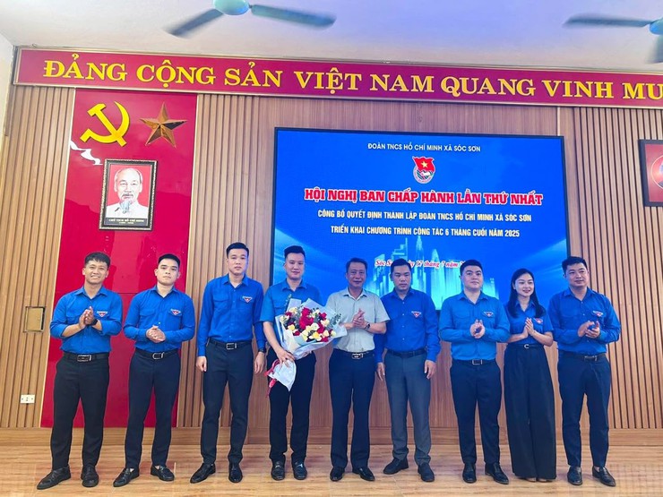 ĐOÀN TNCS HỒ CHÍ MINH XÃ SÓC SƠN TỔ CHỨC HỘI NGHỊ LẦN THỨ I, BAN CHẤP HÀNH ĐOÀN XÃ- Ảnh 3.