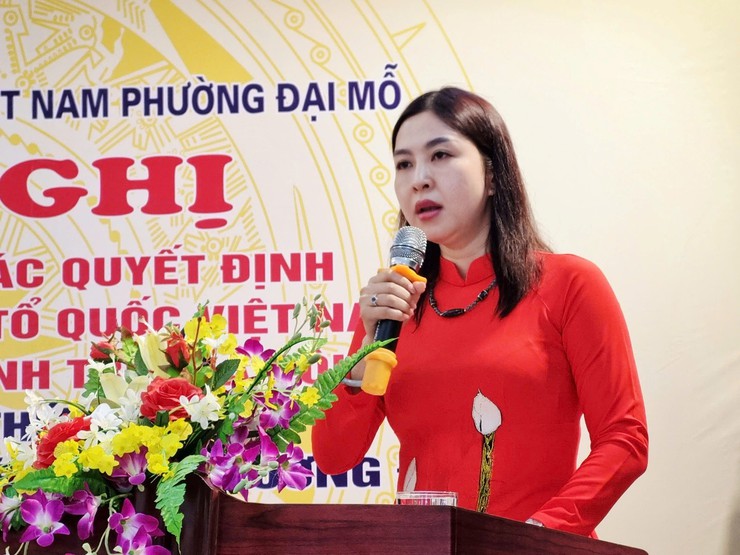 Phường Đại Mỗ tổ chức công bố và trao các Quyết định của UB.MTTQ Việt Nam và các tổ chức chính trị - xã hội- Ảnh 7.
