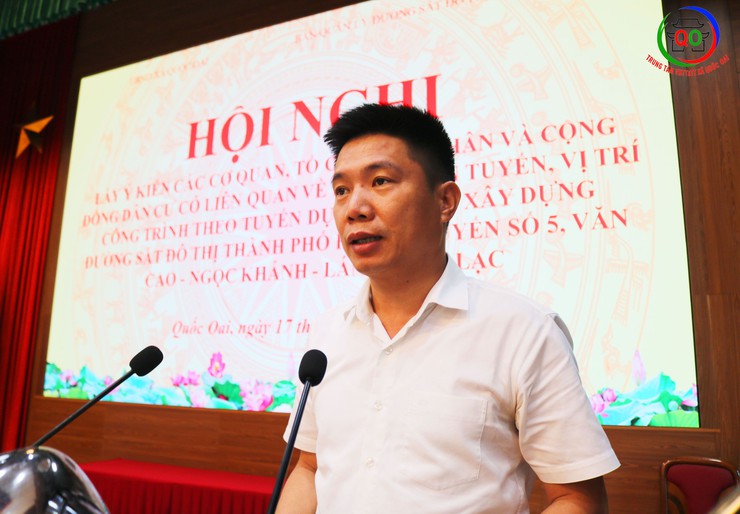 Lấy ý kiến nhân dân xã Quốc Oai về Dự án đầu tư xây dựng đường sắt đô thị, tuyến số 5 Văn Cao –Ngọc Khánh- Láng- Hoà Lạc- Ảnh 6.