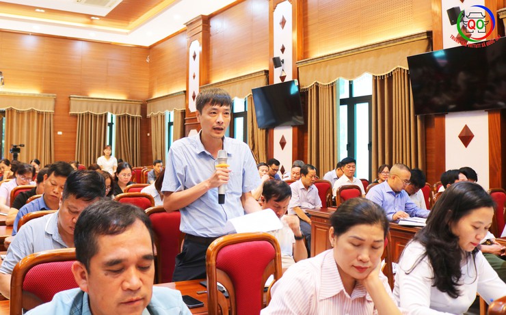 Đảng ủy xã Quốc Oai tổ chức Hội nghị lấy ý kiến góp ý của các đồng chí cán bộ lãnh đạo chủ chốt đối với Dự thảo Báo cáo chính trị trình Đại hội Đảng bộ xã lần thứ I, nhiệm kỳ 2025-2030

- Ảnh 9.