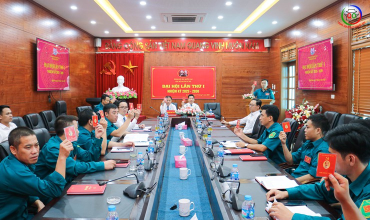 Đại hội Chi bộ Quân sự xã Quốc Oai lần thứ I, nhiệm kỳ 2025 – 2030: Dấu mốc quan trọng trong công tác xây dựng lực lượng vũ trang địa phương- Ảnh 9.