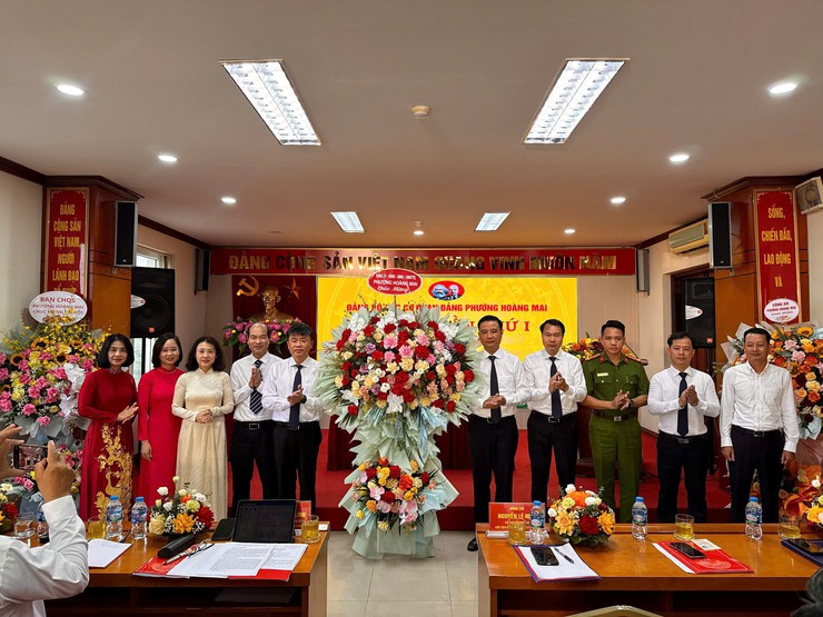 ĐẠI HỘI ĐẢNG BỘ CÁC CƠ QUAN ĐẢNG PHƯỜNG HOÀNG MAI 
LẦN THỨ I – DẤU ẤN ĐOÀN KẾT, TRÍ TUỆ, TRÁCH NHIỆM- Ảnh 1.