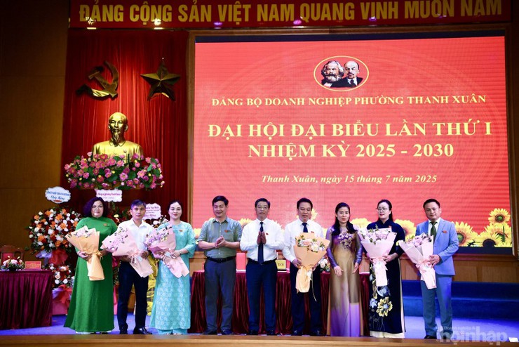 Đại hội đại biểu Đảng bộ Doanh nghiệp phường Thanh Xuân: Khẳng định vai trò hạt nhân kinh tế Đảng thời chuyển đổi số- Ảnh 4.