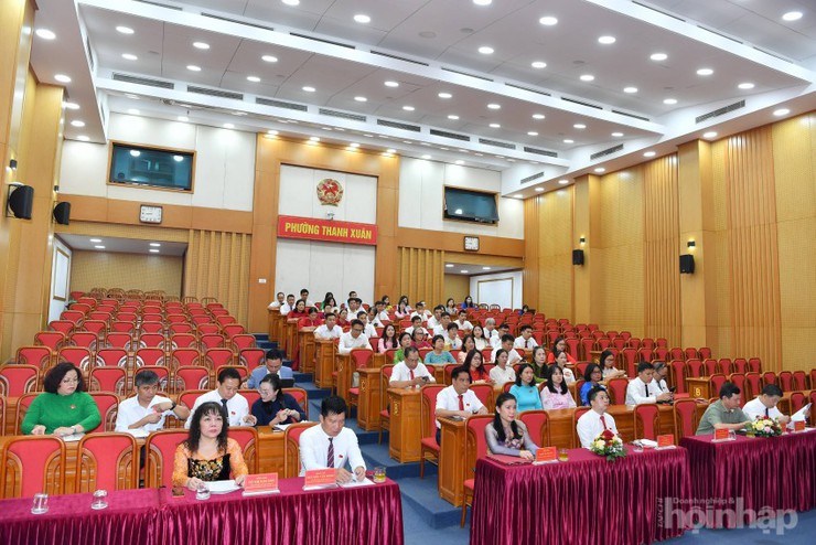 Đại hội đại biểu Đảng bộ Doanh nghiệp phường Thanh Xuân: Khẳng định vai trò hạt nhân kinh tế Đảng thời chuyển đổi số- Ảnh 1.