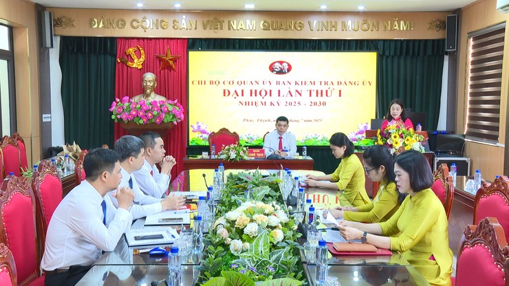 Đại hội các chi bộ cơ quan Đảng xã Phúc Thịnh nhiệm kỳ 2025 – 2030- Ảnh 1.