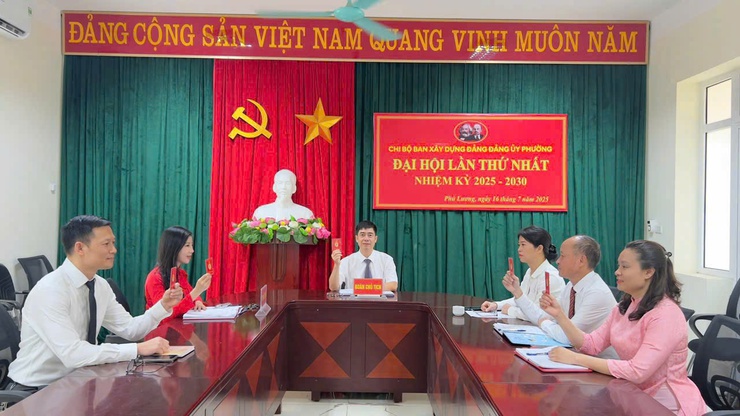 5/5 Chi bộ các Cơ quan Đảng phường Phú Lương tổ chức thành công Đại hội lần thứ Nhất, nhiệm kỳ 2025-2030 - Ảnh 3.