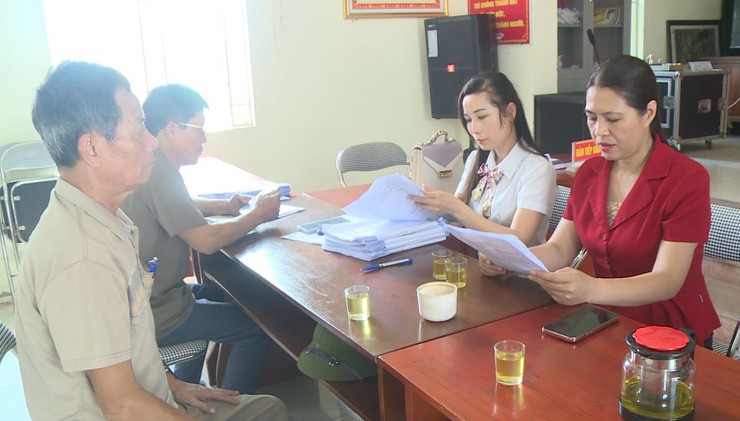 Hát Môn: hoàn thành 100% việc lấy ý kiến cử tri về Phương án đổi tên thôn trên địa bàn xã- Ảnh 1.