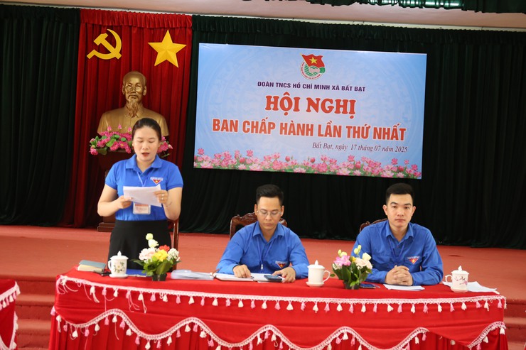 Hội nghị lần thứ nhất BCH Đoàn xã Bất Bạt- Ảnh 2.
