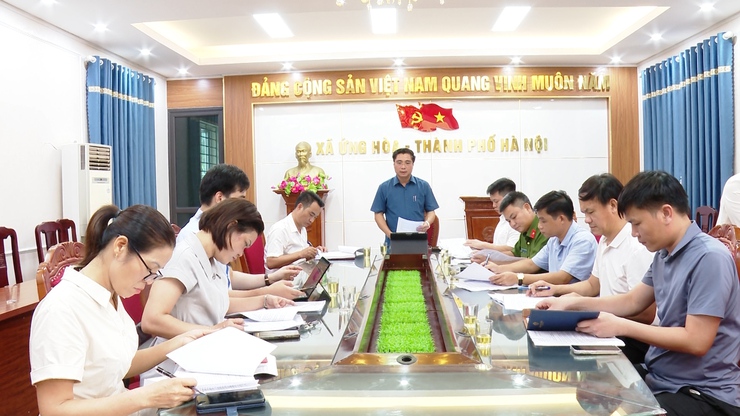 HỌP TIỂU BAN TỔ CHỨC PHỤC VỤ ĐẠI HỘI ĐẢNG BỘ XÃ ỨNG HÒA LẦN THỨ NHẤT, NHIỆM KỲ 2025 – 2030- Ảnh 1.
