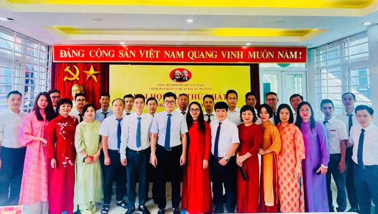ĐẠI HỘI CHI BỘ BAN QUẢN LÝ DỰ ÁN ĐẦU TƯ - HẠ TẦNG- Ảnh 3.