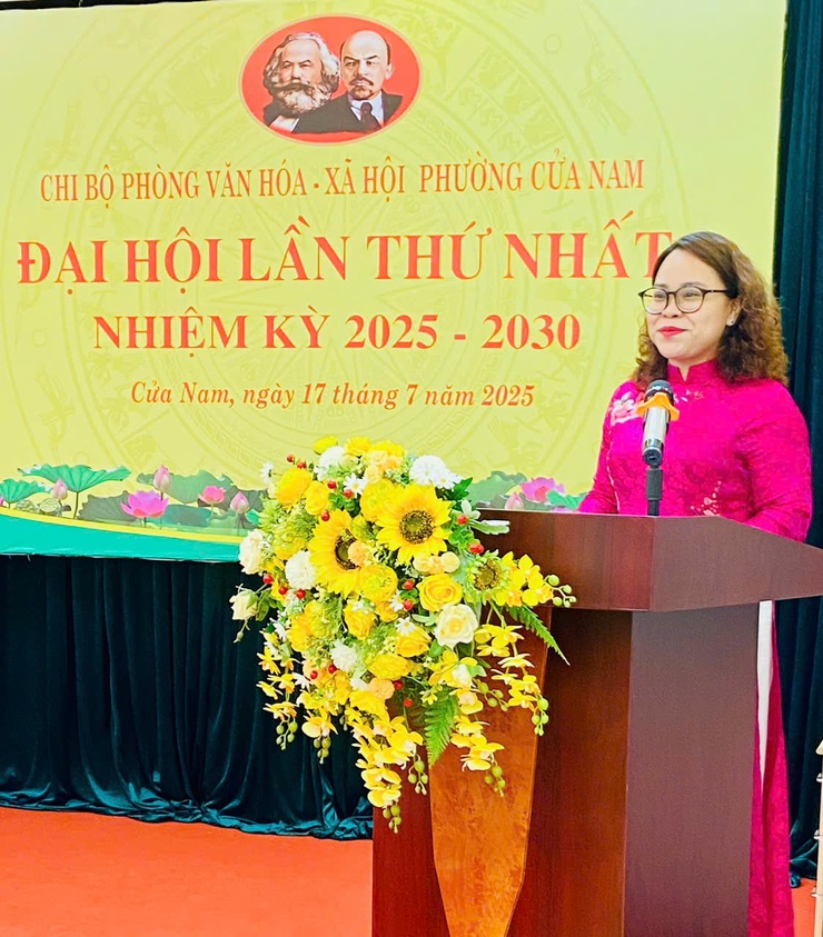 ĐẠI HỘI CHI BỘ PHÒNG VĂN HÓA XÃ HỘI PHƯỜNG CỬA NAM: KHỞI ĐẦU MỘT CHẶNG ĐƯỜNG MỚI ĐẦY THẮNG LỢI- Ảnh 3.