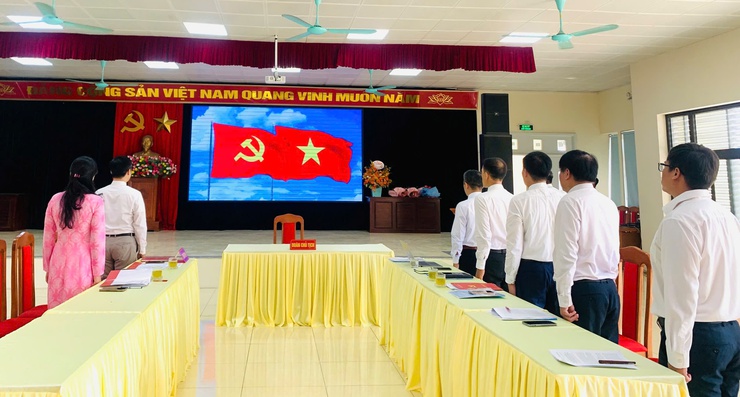 Chi bộ cơ quan Uỷ ban Kiểm tra Đảng uỷ xã Nam Phù phát huy vai trò nòng cốt trong công tác kiểm tra, giám sát và thi hành kỷ luật Đảng- Ảnh 1.