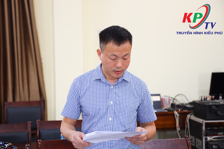 Thường trực Đảng uỷ xã Kiều Phú tổ chức hội nghị làm việc với tiểu ban văn kiện, tiêu ban phục vụ Đại hội- Ảnh 3.