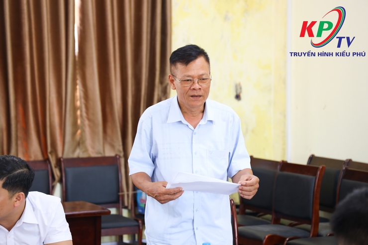 Thường trực Đảng uỷ xã Kiều Phú tổ chức hội nghị làm việc với tiểu ban văn kiện, tiêu ban phục vụ Đại hội- Ảnh 13.