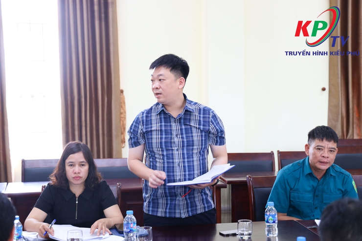 Thường trực Đảng uỷ xã Kiều Phú tổ chức hội nghị làm việc với tiểu ban văn kiện, tiêu ban phục vụ Đại hội- Ảnh 6.