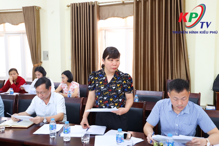 Thường trực Đảng uỷ xã Kiều Phú tổ chức hội nghị làm việc với tiểu ban văn kiện, tiêu ban phục vụ Đại hội- Ảnh 5.