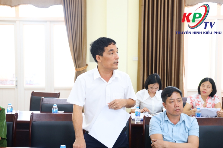 Thường trực Đảng uỷ xã Kiều Phú tổ chức hội nghị làm việc với tiểu ban văn kiện, tiêu ban phục vụ Đại hội- Ảnh 12.